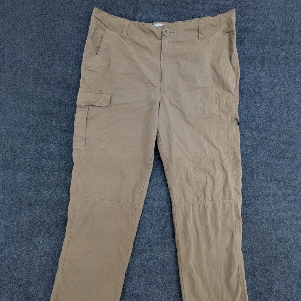 St John's Bay Pants Men's L Khaki Straight Leg Workwear Relaxed Fit Trousers